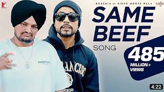 Same Beef  official Full Song  Sidhu Moosewala  Ft Bohemia  Ft Moosetape 2023 [upl. by Garrek777]