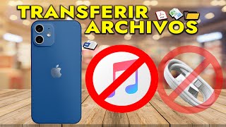 Como transferir archivos de un iphone a una pc si no tengo Itunes ni cable [upl. by Nawj]