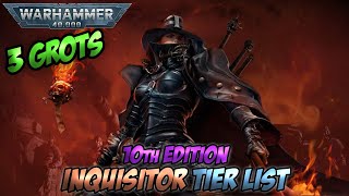 Inquisitors  Assassin Tier List 3 Grots Podcast [upl. by Eibbed]