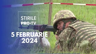 Știrile PRO TV  5 Februarie 2024 [upl. by Rifkin223]