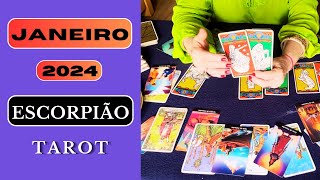 ESCORPIÃO  TAROT  JANEIRO 2024  RECEBERÁ PROTEÇÃO ESPIRITUAL [upl. by Mehala]