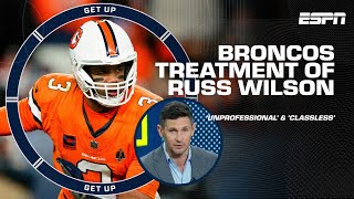 Orlovsky says Broncos treatment of Russell Wilson is UNPROFESSIONAL and CLASSLESS 👀  Get Up [upl. by Ynove694]