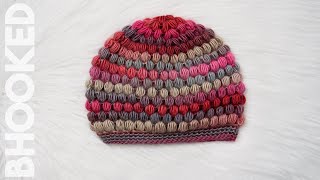 How to Crochet a Puff Stitch Hat [upl. by Oilcareh97]