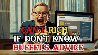 CANT RICH IF DONT KNOW 15 WARREN BUFFETS ADVICE Life philosophy NV [upl. by Montanez]