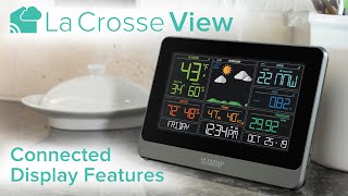 How La Crosse View Internet Display Features Work [upl. by Cirnek343]