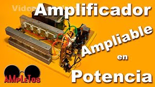 Amplificador de 300W ampliable en potencia hasta 1500W [upl. by Idihc834]