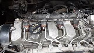 NOISE in the engine caused by FAILURE of hydraulic TAPPETS Kia Sportage 20crdi [upl. by Aicerg]