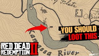 You Passed Here 200 Times but Never Saw This Loot  Red Dead Redemption 2 [upl. by Lerraj35]