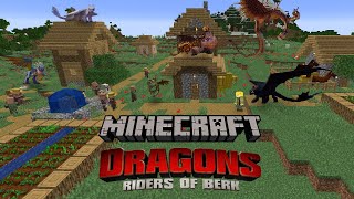 DRAGON HOUSES  MINECRAFT Riders Of Berk  SEASON 2 Ep 3 STREAM [upl. by Savvas82]