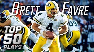 Brett Favre Top 50 Most Incredible Plays of AllTime  NFL Highlights [upl. by Frum855]