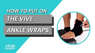 How to Put on Ankle Wraps by Vive [upl. by Einad561]