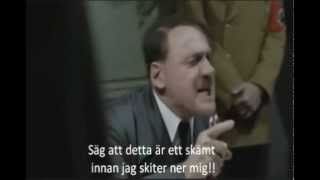 Hitler reagerar på bragden i Berlin SverigeTyskland 44 [upl. by Galloway]