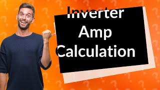 How many amps does 500W inverter draw [upl. by Lutero]