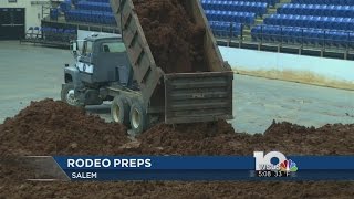 Preparations underway for weekend rodeo in Salem [upl. by Jorry]