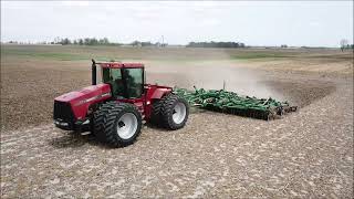 CHAMBERS FARMS WORKING GROUND APRIL 28TH 2024 LIBERTY INDIANA CASE IH STX 325 [upl. by Timmons]