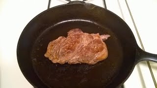 Cast Iron Skillet Chuck Eye Steak Recipe [upl. by Amor]