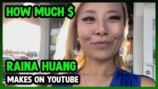 How Much Raina Huang Get paid From YouTube [upl. by Elihu]