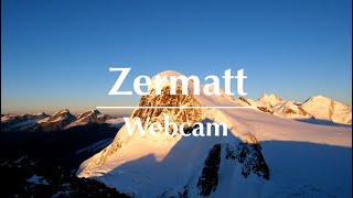 Webcam Zermatt  Atemberaubender Sonnenuntergang am Matterhorn [upl. by Robbi]