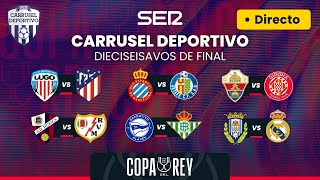 ARANDINA  REAL MADRID EN VIVO🏆⚽️ Los DIECISEISAVOS de FINAL de la COPA DEL REY 202324  EN DIRECTO [upl. by Hteb]