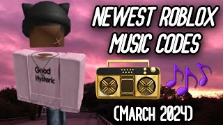 Roblox Music CodesIDs March 2024 WORKING ROBLOX ID [upl. by Koren]