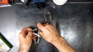 The Best Method to Untangle a Chainsaw Chain [upl. by Gerrit]