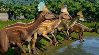 Jurassic World Evolution  All Olorotitan Skins 1080p 60FPS [upl. by Anaiek36]