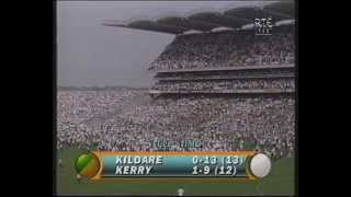 Final Whistle and Glen Ryan Celebrates All Ireland Semi Final 1998 Kildare V Kerry [upl. by Ivel551]