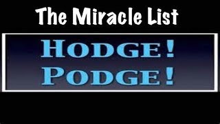 Hodge Podge 101317 The Miracle List The Meaning of the List [upl. by Gass680]