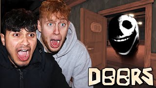 DROPOUTS PLAY SCARY GAME ROBLOX DOORS [upl. by Kiyoshi]