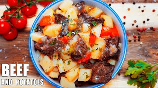 Recipe for the lazy beef and potatoes easy and tasty [upl. by Rorrys]