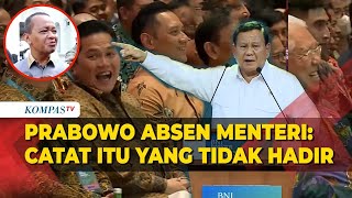 Kelakar Prabowo saat Absen Menteri Bahlil dan Rosan Catat Itu yang Tidak Hadir [upl. by Tutankhamen]