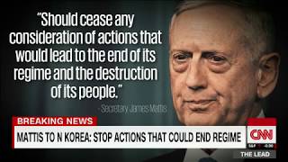 Gen Mattis delivers stern warning to North Korea [upl. by Danell460]