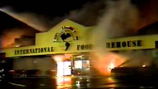 National Wholesale Liquidators Massive Fire Lodi NJ April 17th 1997 Historic Fire Huge Fire [upl. by Melloney251]