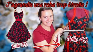 Tuto transformation Agrandir une robe 👗 [upl. by Mariandi]