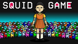 Among Us SQUID GAME but with 100 PLAYERS [upl. by Yvad96]