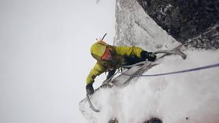 Scottish winter climbing The Starting Blocks VII 8 Glencoe [upl. by Nalra]