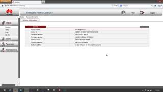 Restore Default Settings  Huawei EchoLife HG521 ModemRouter [upl. by Nnawaj]
