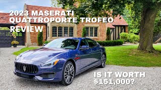 2023 Maserati Quattroporte Trofeo Review  Is It Worth 151000 [upl. by Primrose]