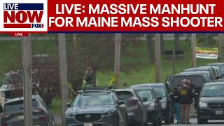 BREAKING NEWS Maine mass shooting person of interest quotarmed and dangerousquot  LiveNOW from FOX [upl. by Salvatore]