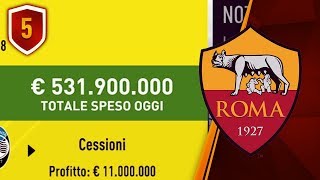 NUOVI ACQUISTI 530 MILIONI SPESI CALCIOMERCATO  CARRIERA ALLENATORE ROMA S3 EP5  FIFA 17 ITA [upl. by Ire350]