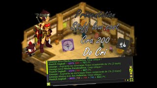 DOFUS  Présentation du stuff do cri lowcost de mon cra lvl 200 [upl. by Nadia619]