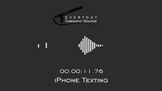 iPhone Texting  HQ Sound Effect [upl. by Beuthel385]