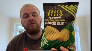 Morrisons Zesty Pesto Flavour Crisps  Review [upl. by Piper112]