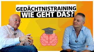 Gedächtnistraining  Gehirnjogging  Gehirntraining I Gregor Staub [upl. by Aliber]