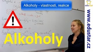 Alkoholy  vlastnosti esterifikace [upl. by Laflam905]