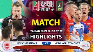 Cucine Lube Civitanova vs Vero Volley Monza  Highlights  Italian Superliga 2022 [upl. by Enyamrahs]