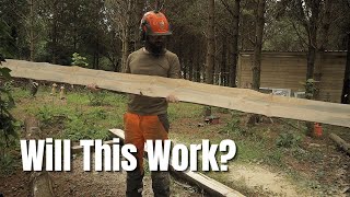 Chainsaw Milling  My Most Ambitious Milling Yet Making Cabin Siding [upl. by Marsden]