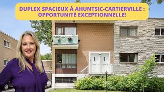 Duplex spacieux à AhuntsicCartierville  opportunité exceptionnelle  16451647 Legendre [upl. by Gayl]