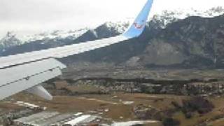 Spectacular Innsbruck airport approach [upl. by Lambrecht]