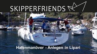 Hafenmanöver  Anlegen in Lipari [upl. by Razaele]